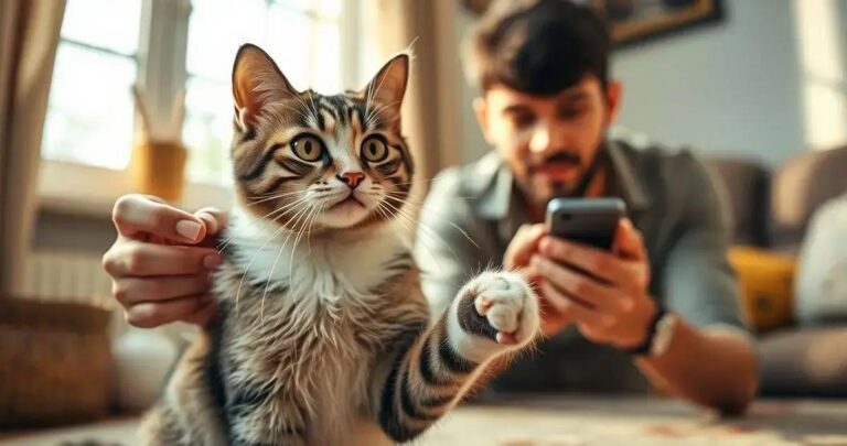 adestramento de gatos