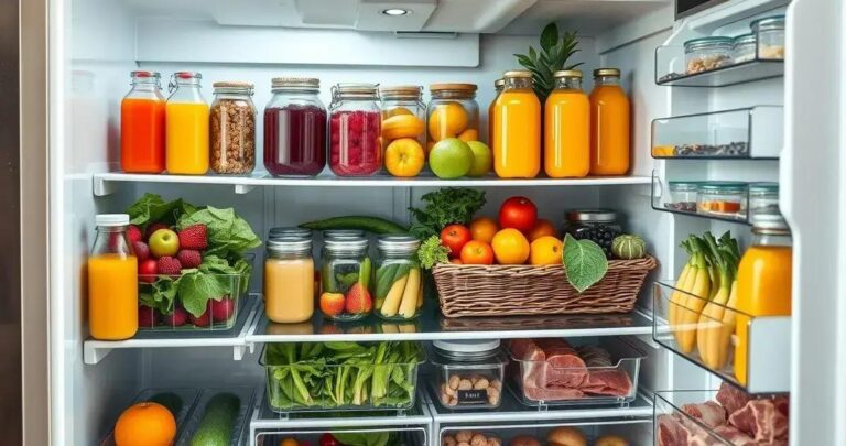 como organizar a geladeira