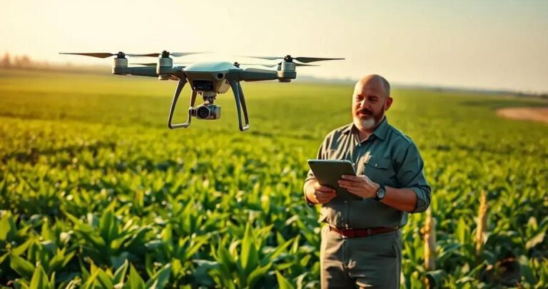 drones na agricultura