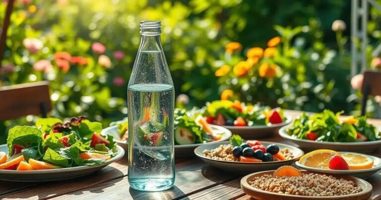 água na alimentação saudável