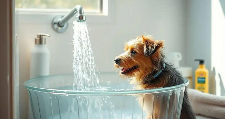 banho em cachorro filhote
