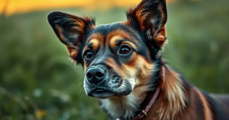 cachorro estressado