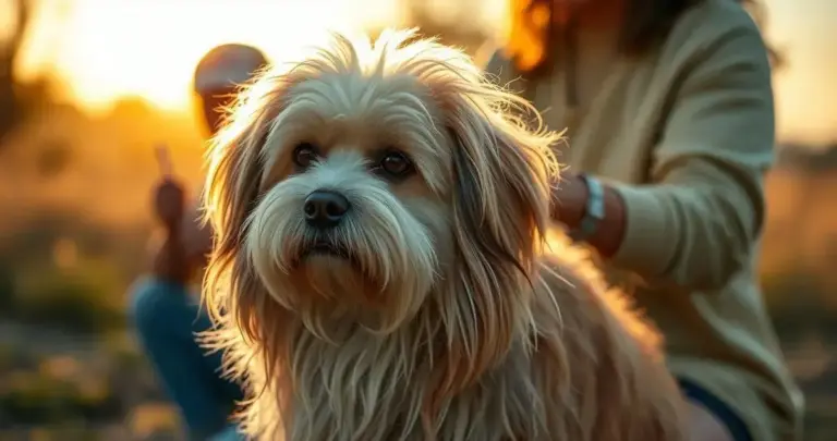 cachorro peludo cuidados