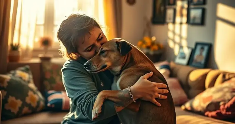 cachorro resgatado