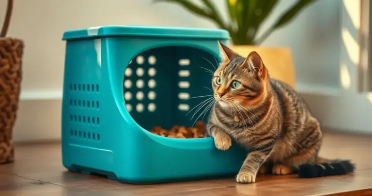 caixa de areia para gatos