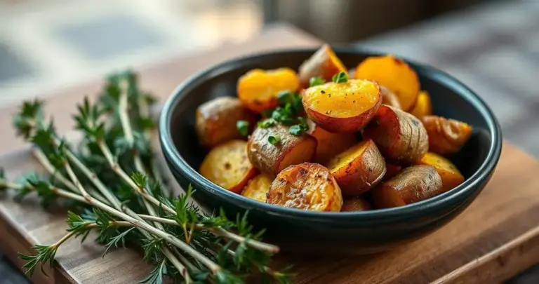dicas para assar batatas crocantes
